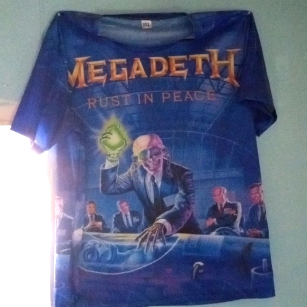 MEGADETH T SHIRT 3XL